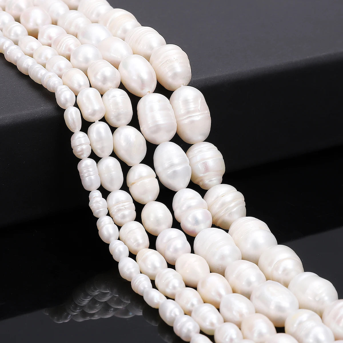 10pcs Natural Freshwater Pearl Irregular Punch Loose Spacer Beads for Make Jewelry DIY Bracelet Necklace Accessories