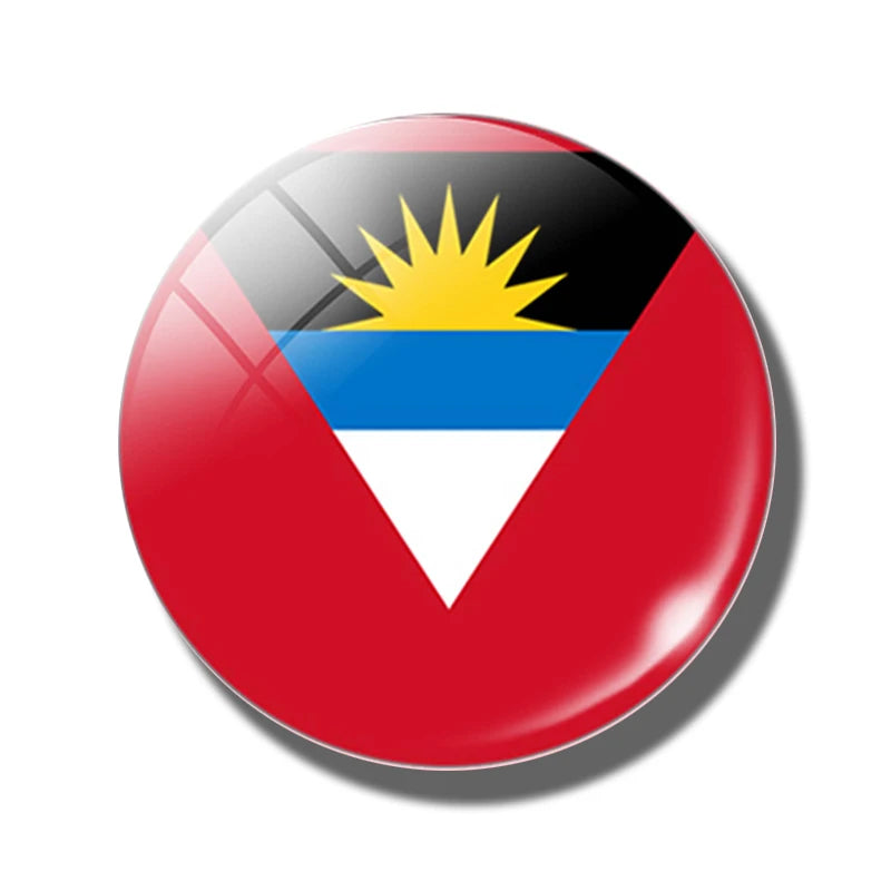 Country Flag Fridge Magnets – Mini Magnetic Refrigerator Stickers for Home & Kitchen Decor