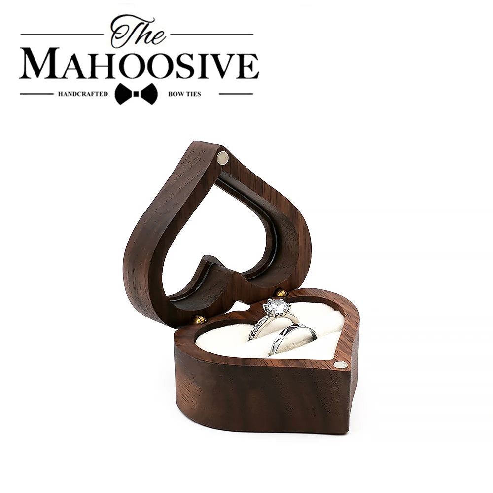 Heart Design Jewelry Gift box stand Couple Earrings Lover Valentine Day packaging for small businesses bags organizer