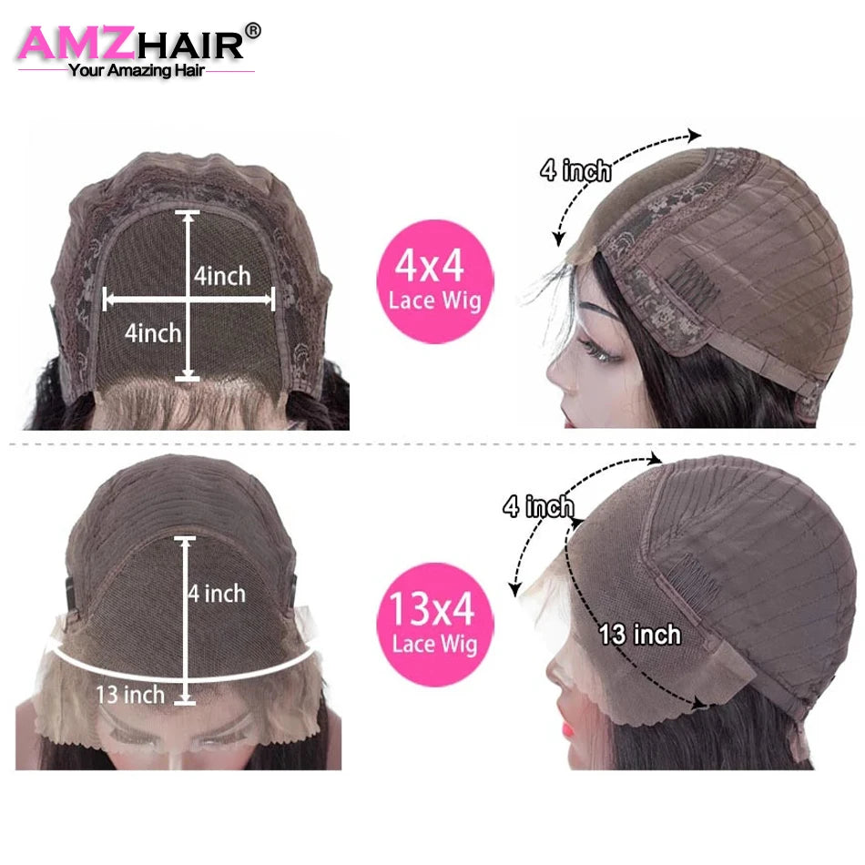 Highlight Colored Straight Lace Front Human Hair Wigs Honey Blonde 13X4 13x6 HD Transparent Lace Frontal Wigs For Black Women