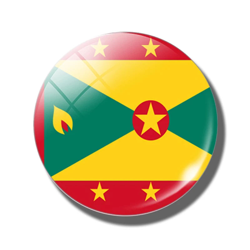 Country Flag Fridge Magnets – Mini Magnetic Refrigerator Stickers for Home & Kitchen Decor