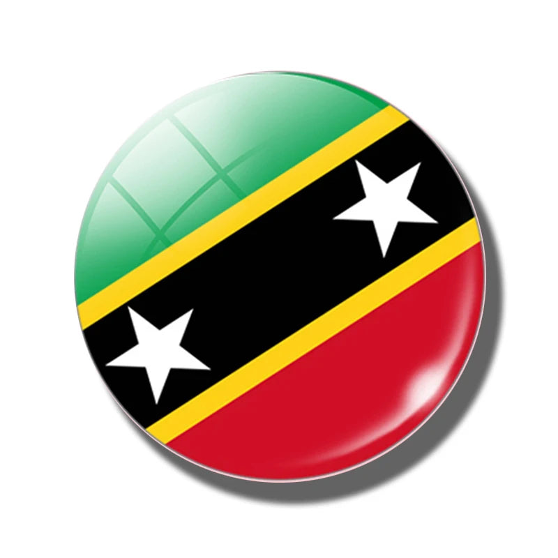Country Flag Fridge Magnets – Mini Magnetic Refrigerator Stickers for Home & Kitchen Decor