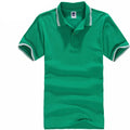 Men's Striped Cotton T-Shirt – Breathable Golf & Tennis Casual Tee (Up to 3XL)