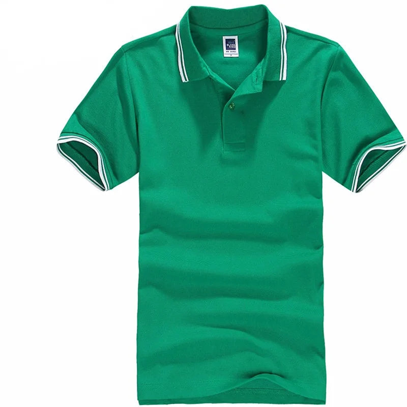 Men's Striped Cotton T-Shirt – Breathable Golf & Tennis Casual Tee (Up to 3XL)