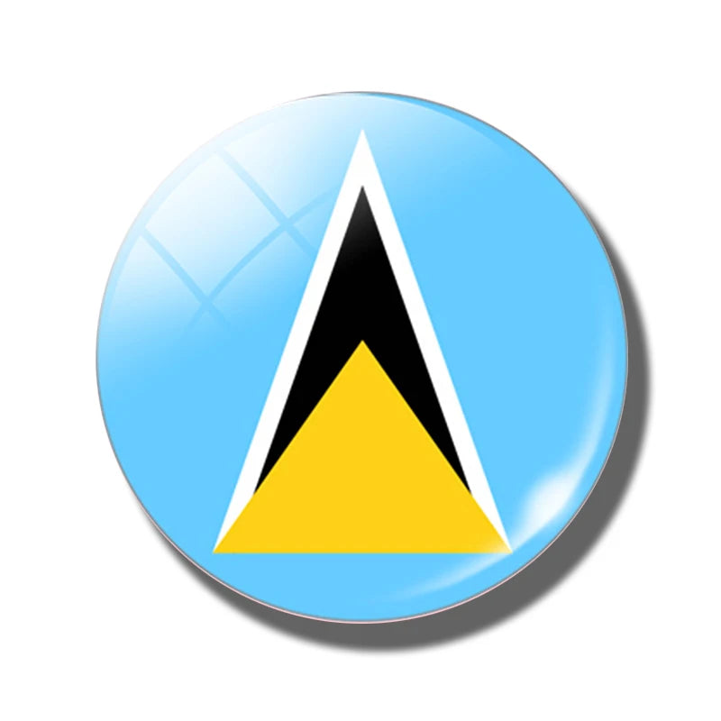 Country Flag Fridge Magnets – Mini Magnetic Refrigerator Stickers for Home & Kitchen Decor