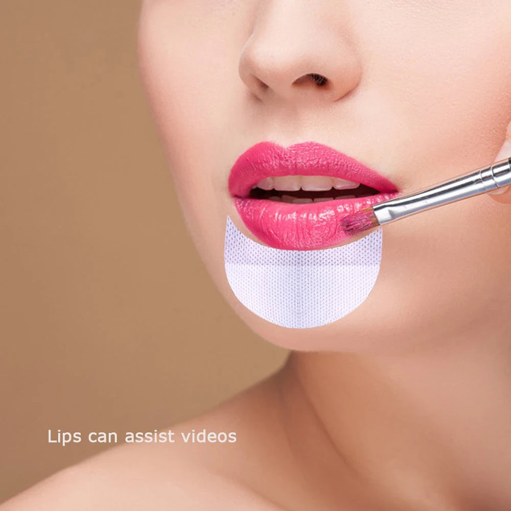 50/100pcs Eyeshadow Shield Under Eye Patches Cotton Disposable False Eyelash Extension Eye Gel Pad Lip Makeup Protector Stickers