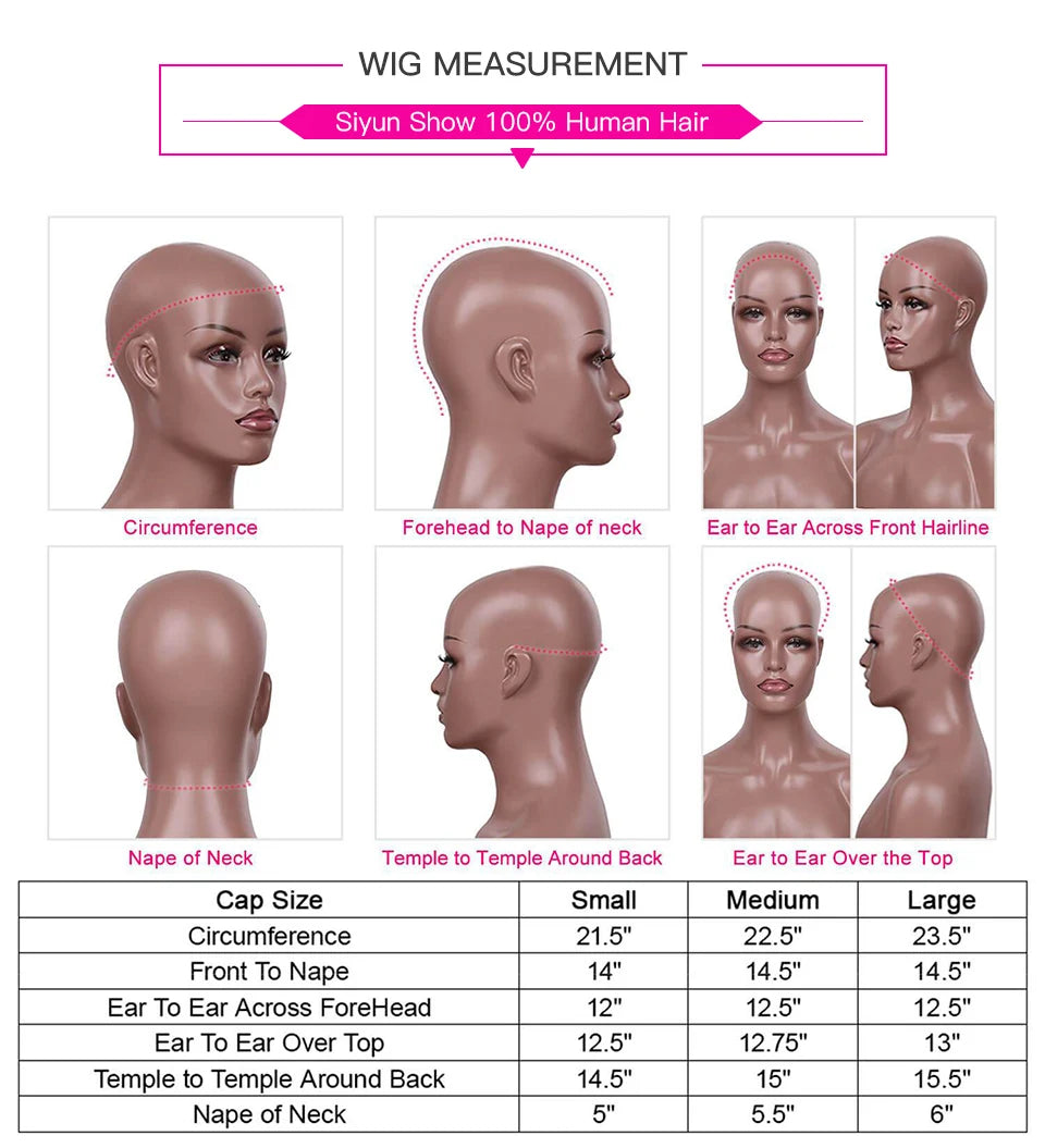 Siyun Show Body Wave Lace Front Wig 360 Full Lace Frontal Wig 250 Density HD Transparent 13x6 Lace Frontal Human Hair Wigs