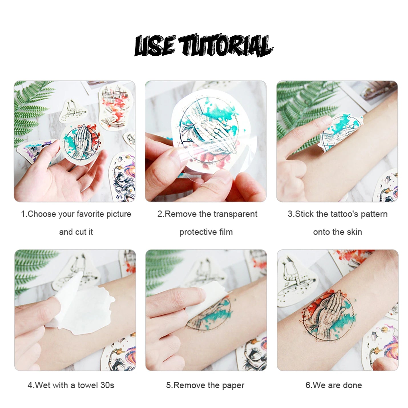 Custom Valentine’s Day Temporary Tattoos – Personalized Waterproof Lip Tattoo Stickers