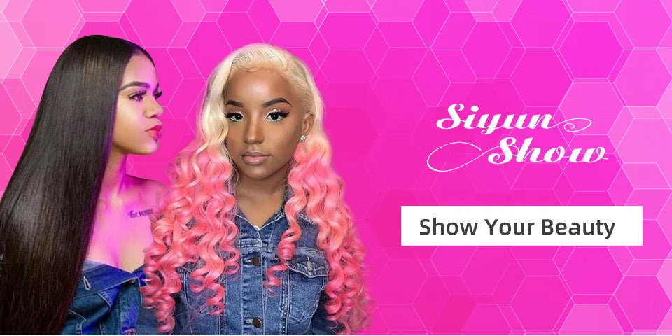 Siyun Show Body Wave Lace Front Wig 360 Full Lace Frontal Wig 250 Density HD Transparent 13x6 Lace Frontal Human Hair Wigs