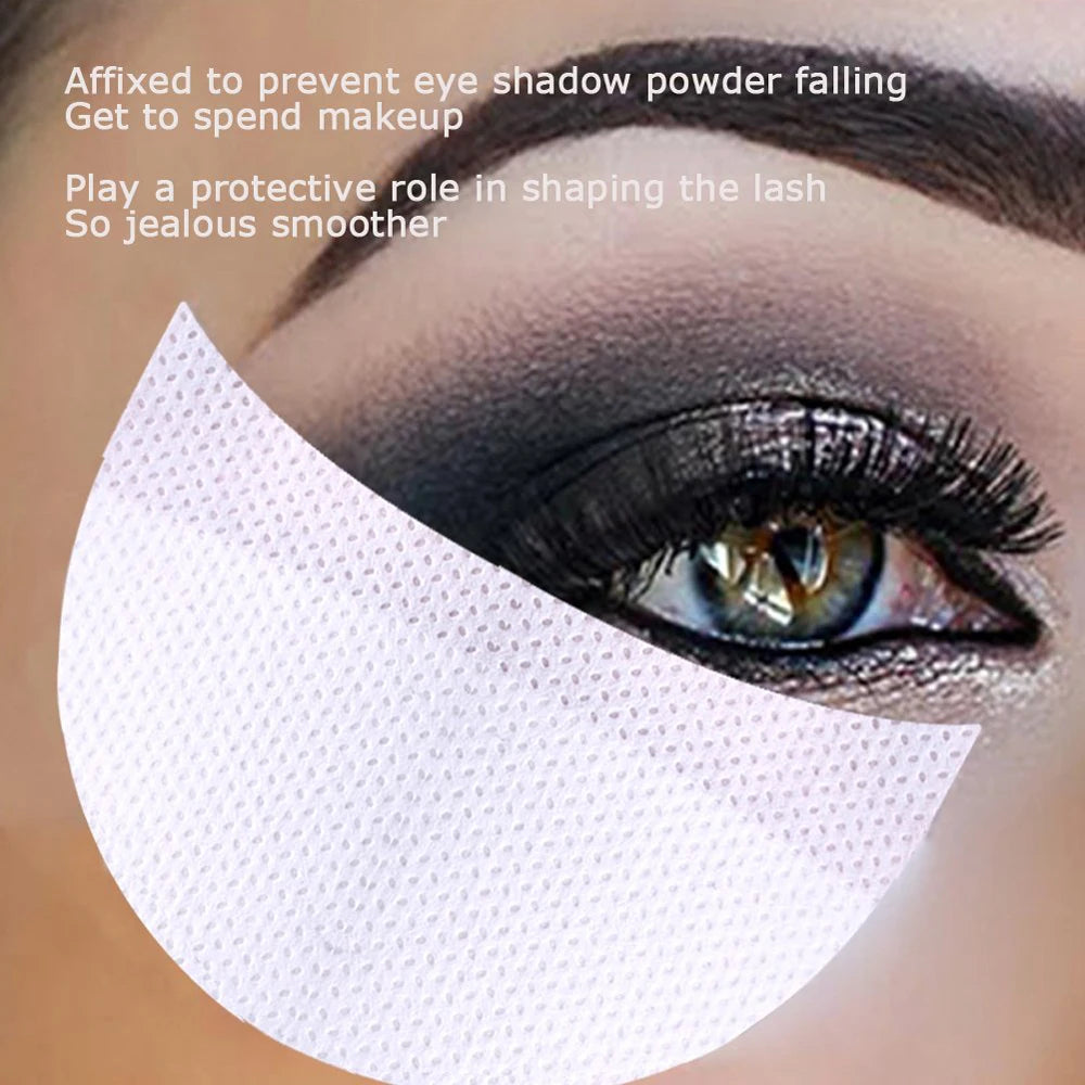 50/100pcs Eyeshadow Shield Under Eye Patches Cotton Disposable False Eyelash Extension Eye Gel Pad Lip Makeup Protector Stickers