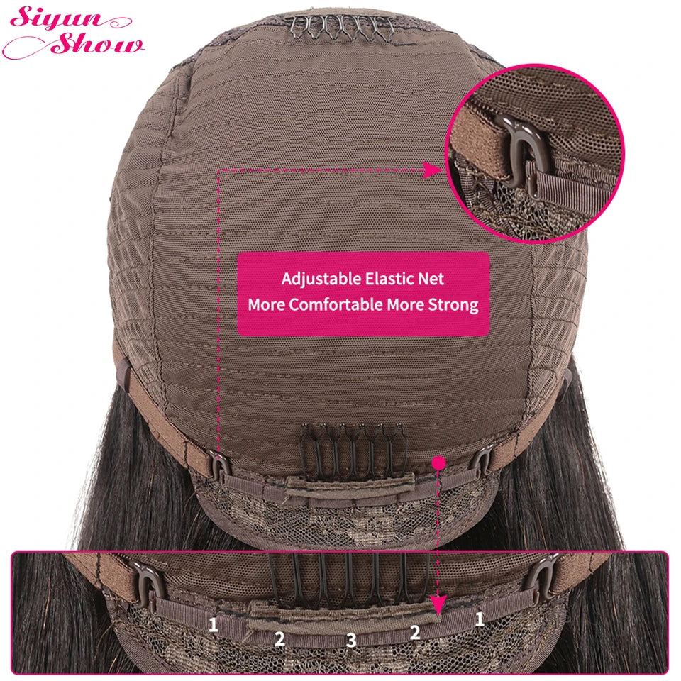 Siyun Show Body Wave Lace Front Wig 360 Full Lace Frontal Wig 250 Density HD Transparent 13x6 Lace Frontal Human Hair Wigs