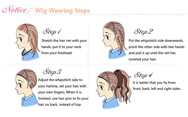 Brown Wig Fei-Show Synthetic Heat Resistant Medium Wavy Hair Costume Cosplay Carnival Halloween Party Women Hairpiece