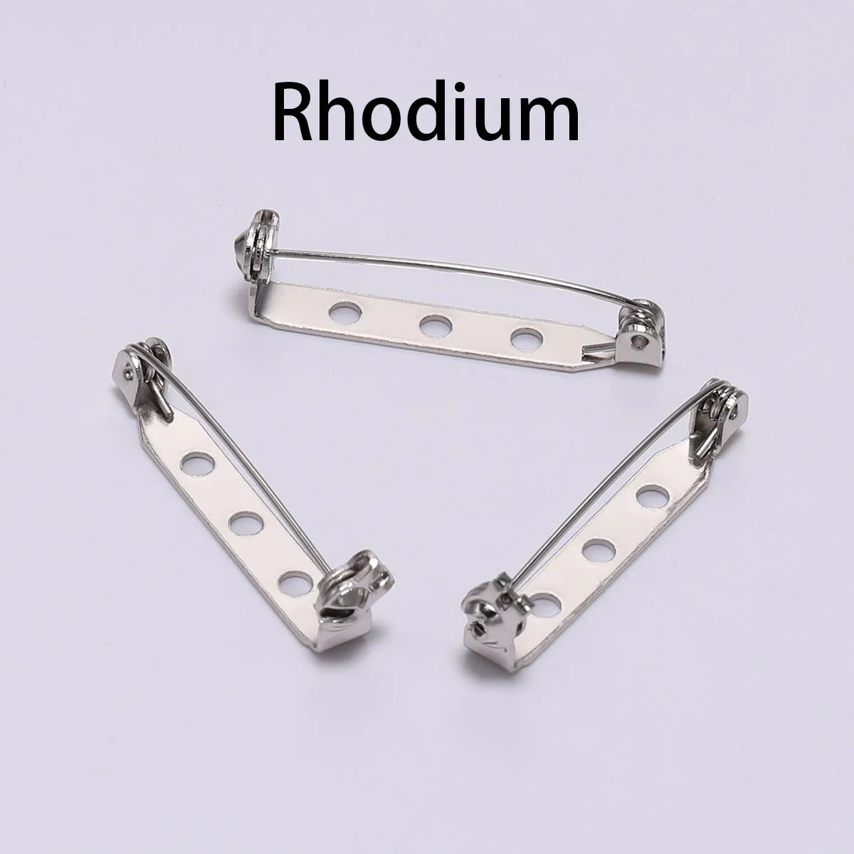 20pcs 20 25 32 38mm Brooch Clip Base Pins Blank Safe Lock Brooch Pin Base Badge Holder For DIY Jewelry Making Findings Supplies