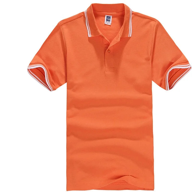 Men's Striped Cotton T-Shirt – Breathable Golf & Tennis Casual Tee (Up to 3XL)