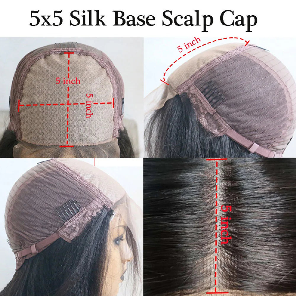 13x4 Silk Base Wig Deep Parting Human Hair Straight Wigs Human Hair Lace Front Wig 13X4/13X6 Wig/Silk Base/ 360 Full Lace Wig