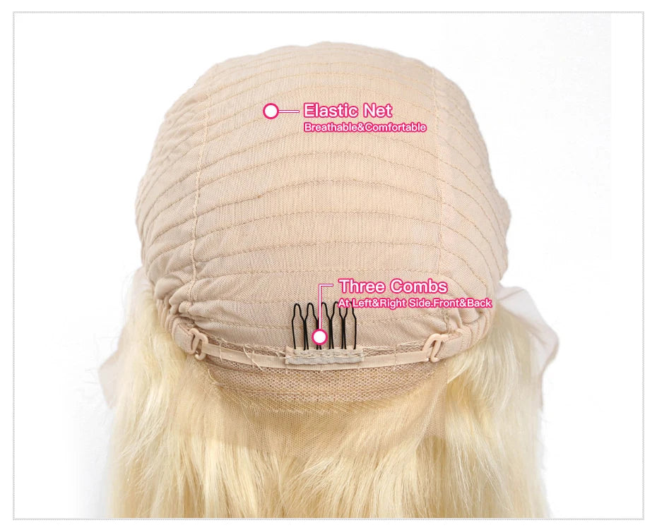 360 Lace Frontal Wig 613 Blonde 13x4 13x6 Body Wave Lace Front Wig Preplucked Brazilian Lace Front Human Hair Wigs 30 32 38 Inch
