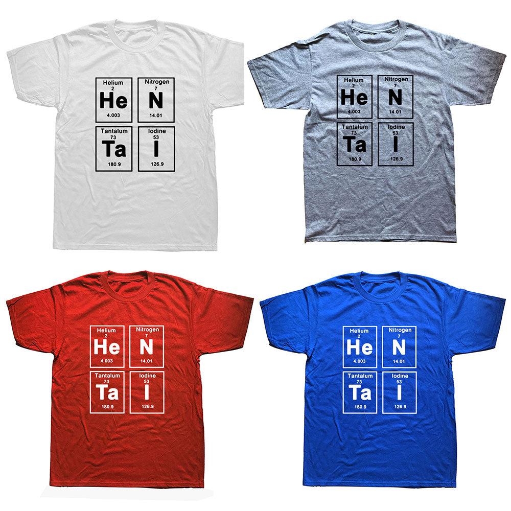 Funny Periodic Table Graphic T-Shirt – Novelty Science Humor Tee for Men & Women