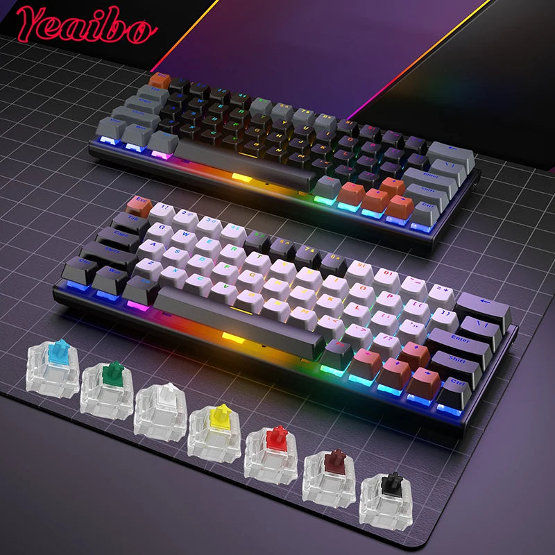 Mechanical Gaming Keyboard – 75% Compact Analog Barebone Keyboard for Gamers
