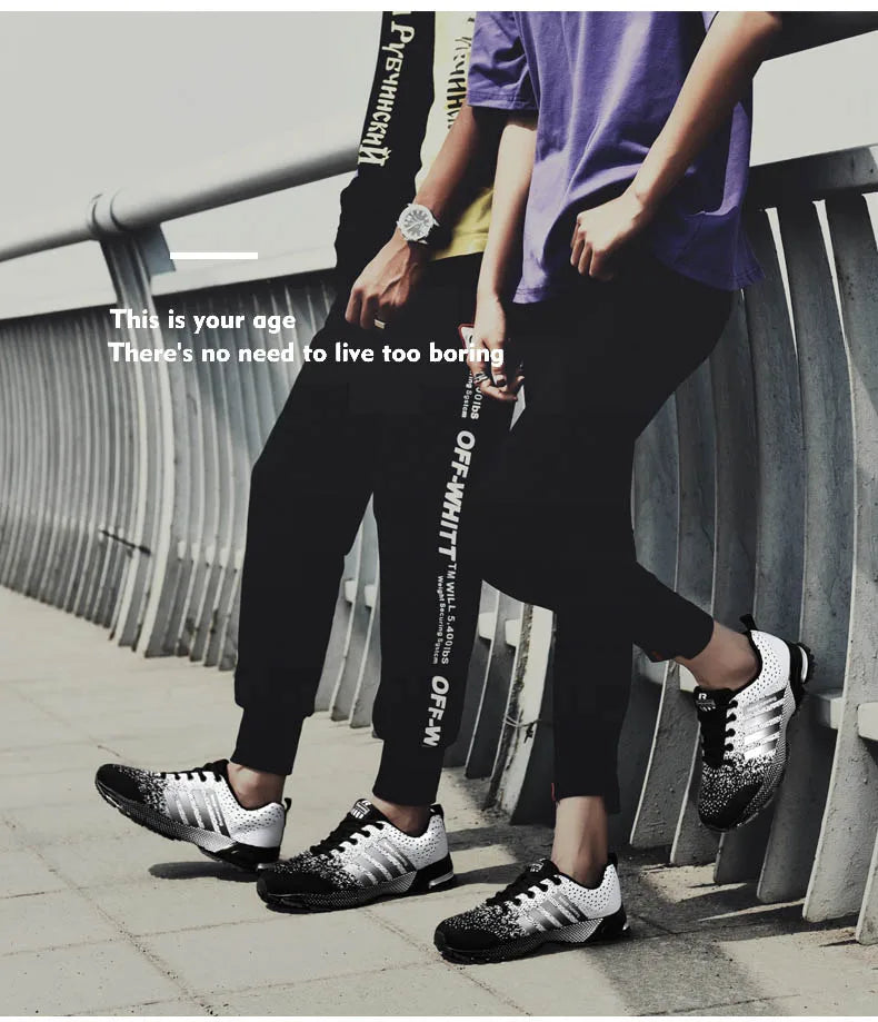Shoes for Men Sneakers Fashion Running Sports Shoes Breathable Non-slip Walking Jogging Gym Shoes Women Casual Loafers Unisex