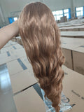 Blice U Part Wig Synthetic Hair Extensions Glueless Wavy Wigs Hollywood Waves With Clips Head Bang Style For Women