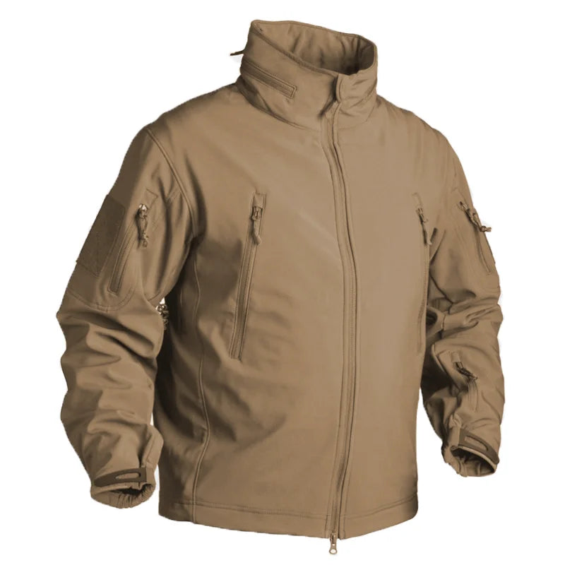 Winter Military Tactical Fleece Jacket – Men's Waterproof Camouflage Windbreaker