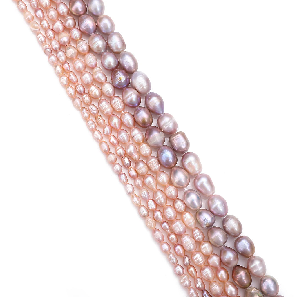 10pcs Natural Freshwater Pearl Irregular Punch Loose Spacer Beads for Make Jewelry DIY Bracelet Necklace Accessories