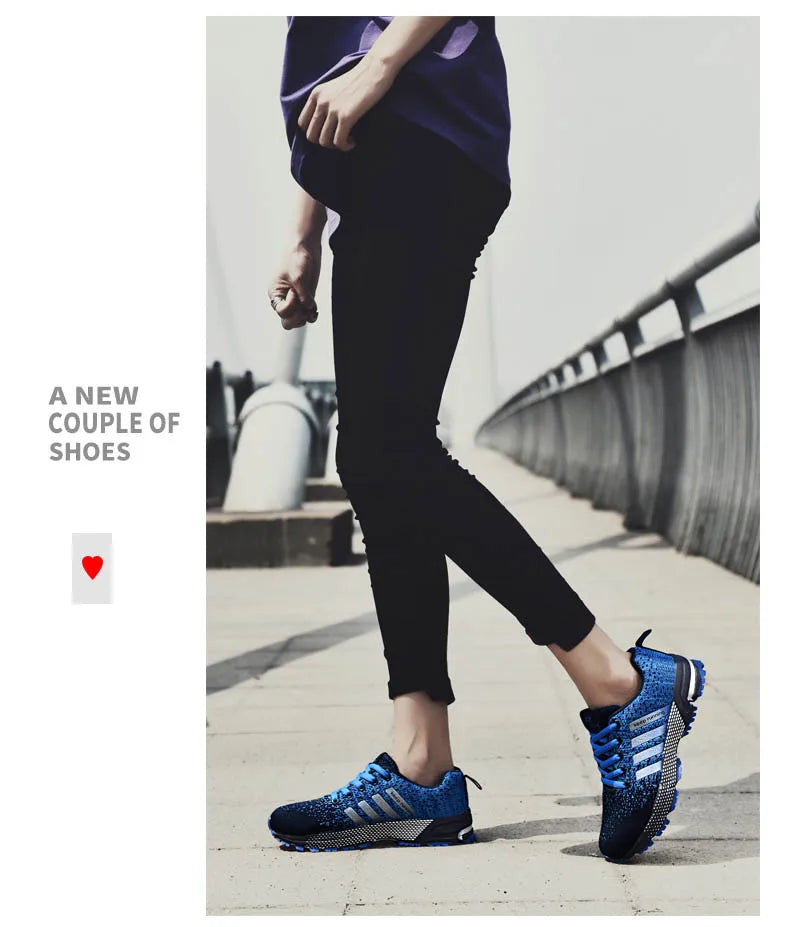 Shoes for Men Sneakers Fashion Running Sports Shoes Breathable Non-slip Walking Jogging Gym Shoes Women Casual Loafers Unisex