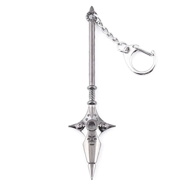 Anime Deadlys Seven Sins Escanor Rhitta Keychain Nanatsu no Taizai Axe Bottle Opener Pendant Keyring for Men women Gift Jewelry