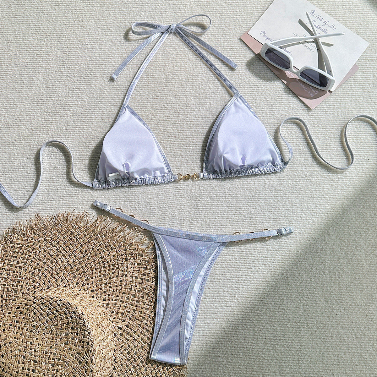 2026 PU Faux Leather Mini Micro Thong Bikini Women Swimwear Female Swimsuit Two-pieces Bikini set Bather Bathing Suit Swim K5280