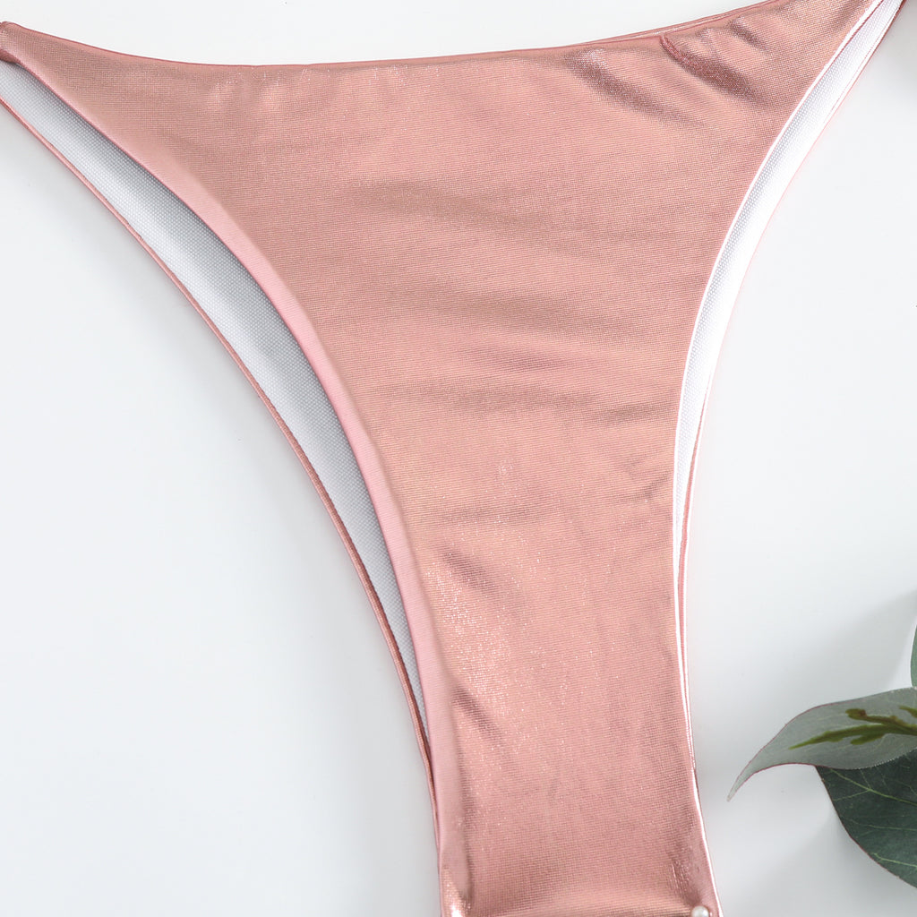 2026 PU Faux Leather Mini Micro Thong Bikini Women Swimwear Female Swimsuit Two-pieces Bikini set Bather Bathing Suit Swim K5280