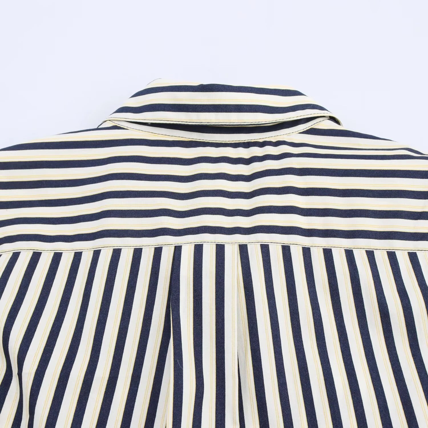 Women's clothing new autumn 2025 European and American fashion temperament casual striped shirt style dress