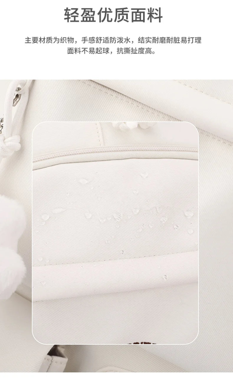 Korean Style Daily Backpack For Women Packsack Waterproof nylon Fabric Travel Backpacks Girls School Bag Teenagers Casual Bags