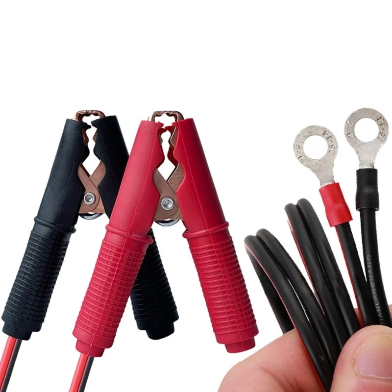 Portable Inverter Car Charger Cable – 100A Power Wire 2.5mm² Red & Black (60cm–3m)