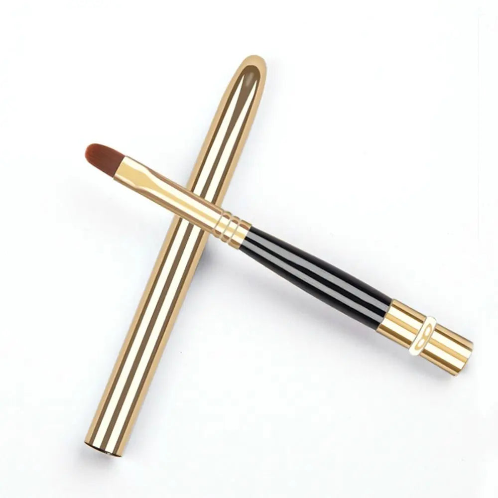 Lip Gloss & Lipstick Brush – Concealer & Lip Makeup Brush with Protective Cap