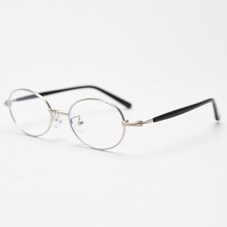 Oval Metal Spectacles Frames – Lightweight Eyeglass Frames for Men & Women