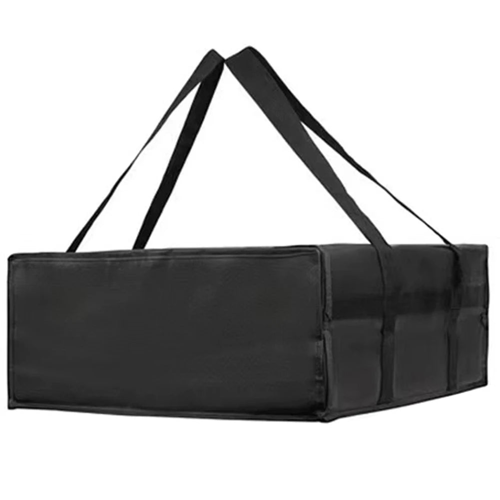 1pc Pizza Delivery Bag Non-woven Fabric Insulated Pizza Delivery Bags Grocery Food Bag Portable Bag Replacement Parts