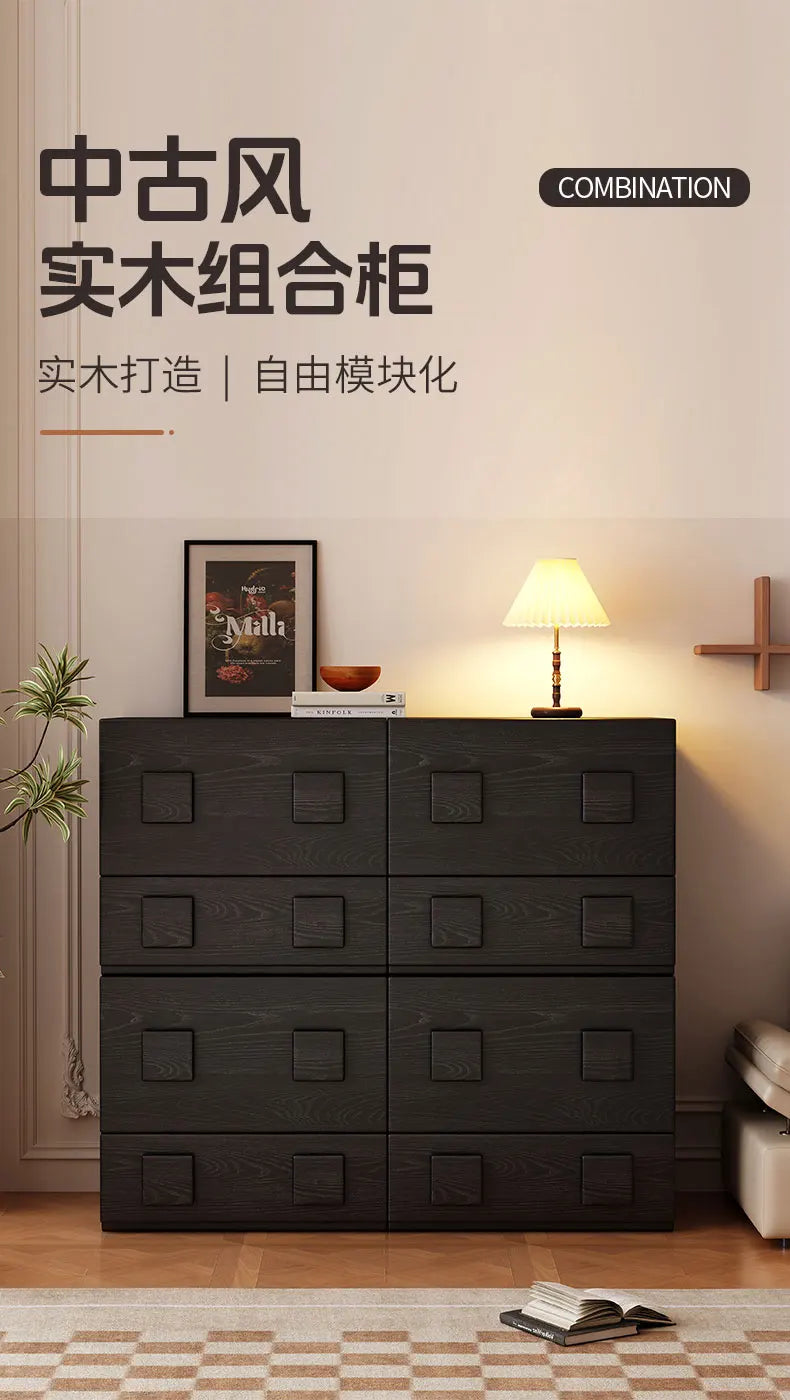 American Glam Living Room Cabinet – Glamorous Storage Display Unit for Home