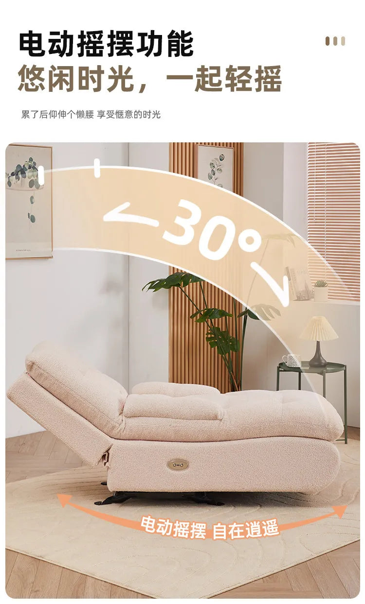 Italian Design Cushion Sofa – Comfortable Multifunctional Small Apartment Sleeper Sofa