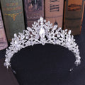Bridal Jewelry Set – Crystal Rhinestone Wedding Crown, Tiara & Necklace for Brides