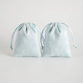 10pcs/Lot  Tinifu Blue Flannel Jewelry Packaging Velvet Drawstring Pouch for Cosmetic Makeup Pouches Chic Wedding Favor Gift Bag