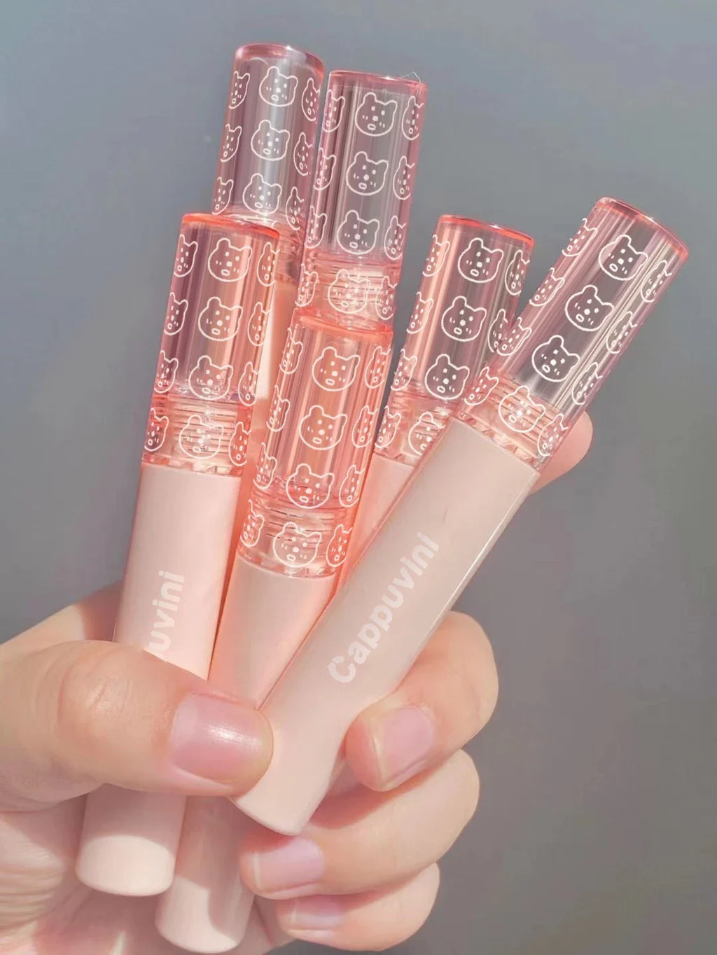 Cherry Pink Mirror Water Lip Gloss Lip Glaze Transparent Glass Lip Oil Waterproof Liquid Lipstick Nude Brown Clear Tint Makeup