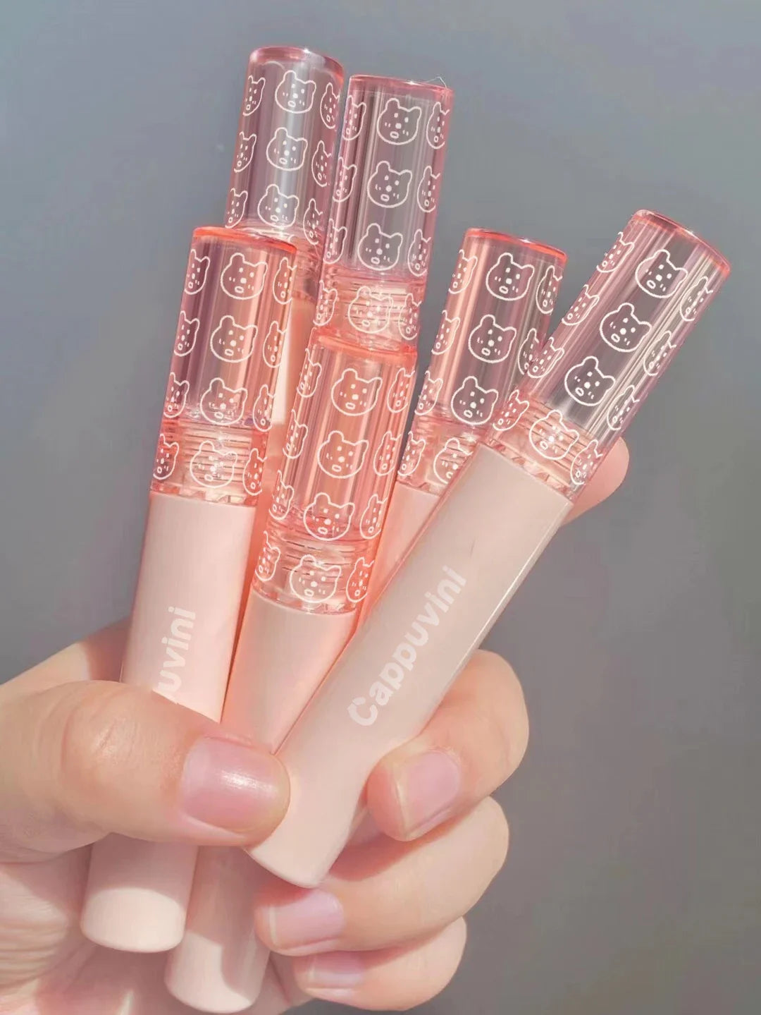 Cherry Pink Mirror Water Lip Gloss Lip Glaze Transparent Glass Lip Oil Waterproof Liquid Lipstick Nude Brown Clear Tint Makeup