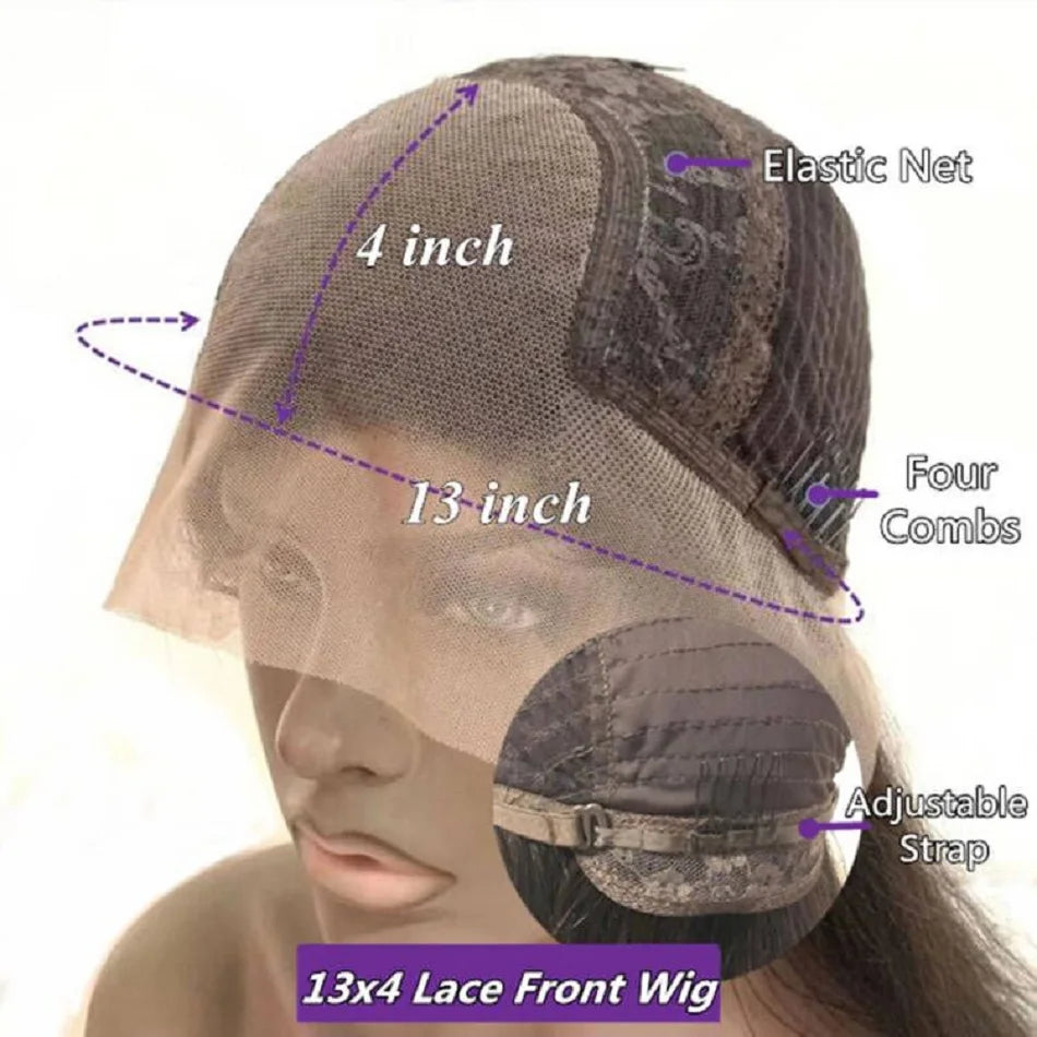 Highlight Wig Silk Straight Honey Blonde Wig Human Hair 4x4 Lace Closure Wigs Human Hair Wigs for Black Women Human Hair