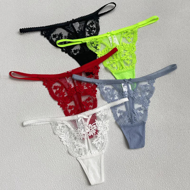 Lace Thong Panties – Women's Seamless Breathable G-String Underwear (S–XL)