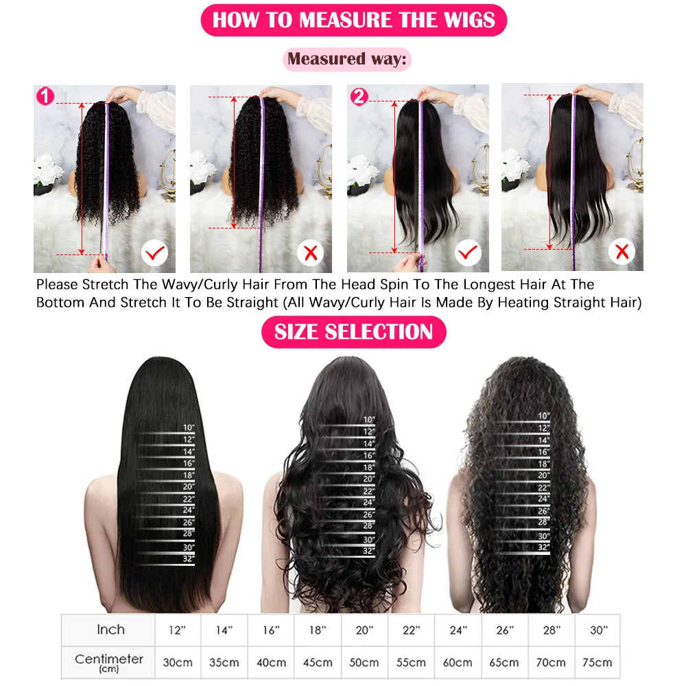 40 Inch Water Wave Lace Human Hair Front Wigs 13x4 13x6 Hd Lace Deep Wave Frontal Wig 360 Curly Brazilian Wigs For Black Women
