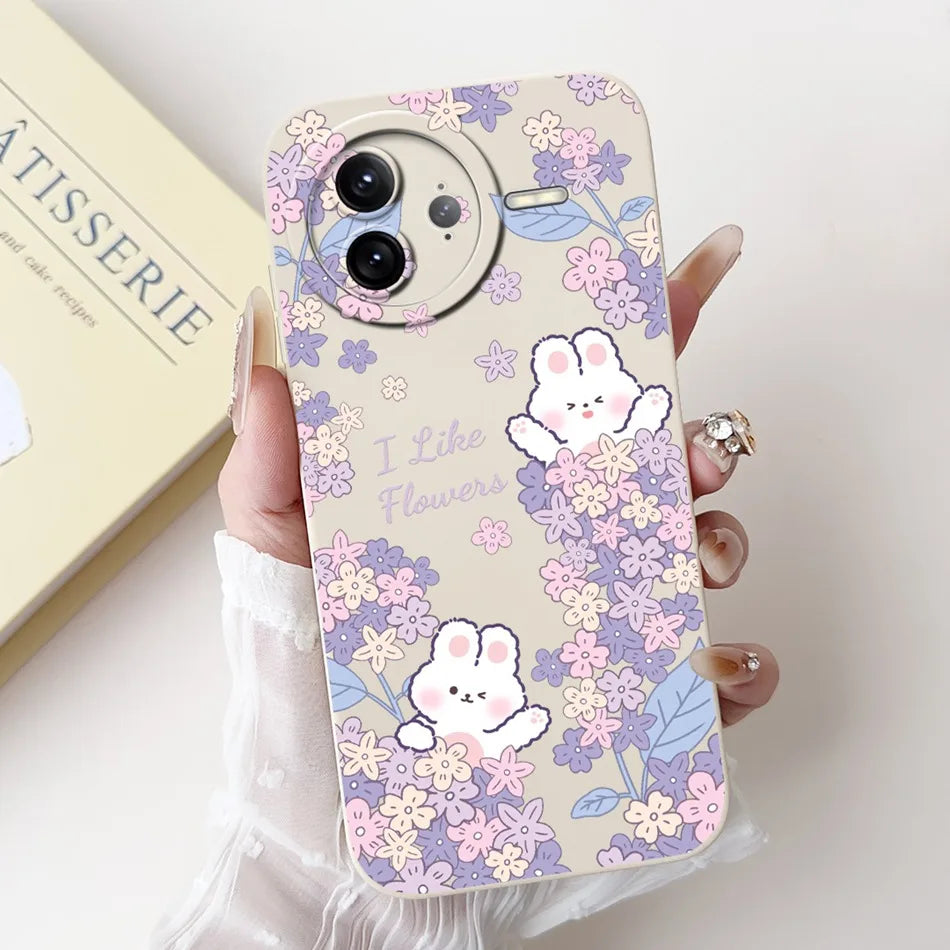 Xiaomi Poco F7 Ultra / F7 Pro Phone Case – Cute Cat & Panda Soft Silicone Shockproof Cover