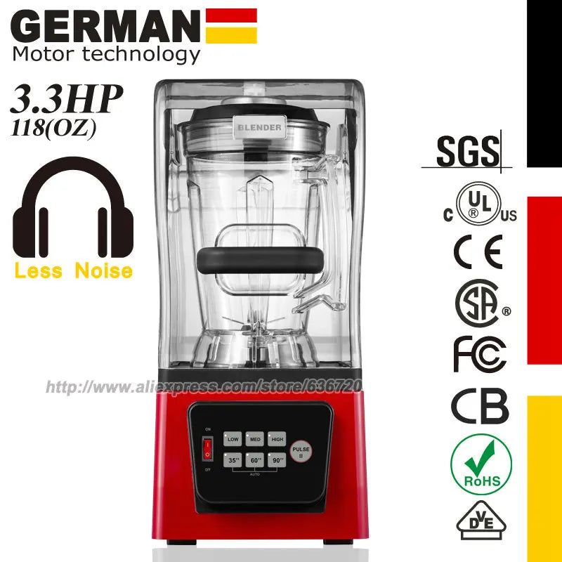 G7500C Commercial Blender – 2800W High-Power Professional Kitchen Blender