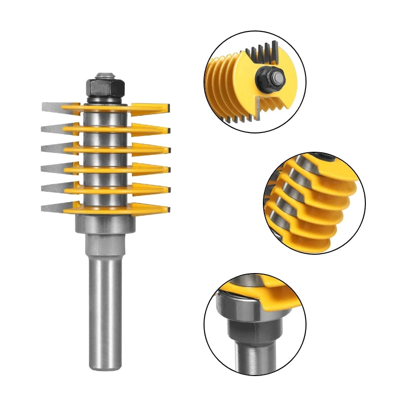YUSUN 2-Teeth Adjustable Finger Joint Router Bit – Professional Woodworking Tool