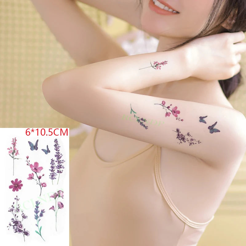 Anime Fire Flame Temporary Tattoo – Waterproof Flash Tattoo for Kids, Men & Women