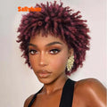 3inch Short Afro Dreadlock Wig Curly Faux Locs Hair Wigs Short Dreadlock Wig for Black Women And Men Afro Kinky Twist Wig